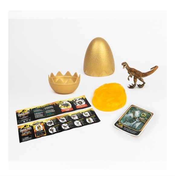 :Lot Of 3 Jurassic Park 30th Anniversary CAPTIVZ Build & Battle blind Golden egg - Picture 8 of 15